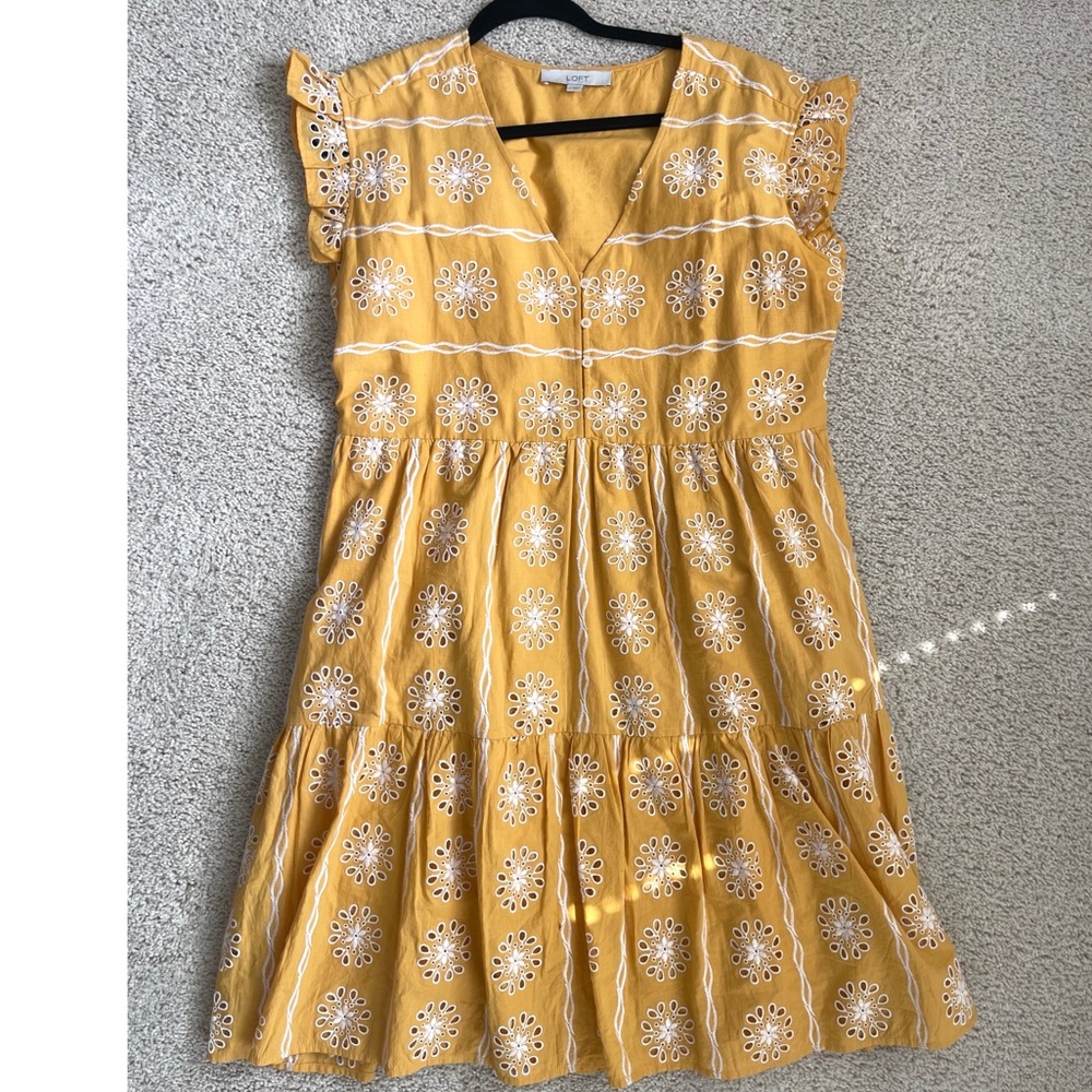 LOFT Yellow Sundress